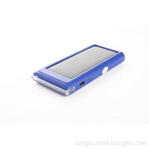 ABS cover stainless steel with flashlight solar power charger